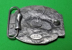 Lot of 4 Belt Buckles ~ Horse Head Jack Daniels Old No. 7 Fish Ariat