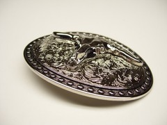 Belt Buckle Bull Cowboy Rodeo Western Steer Fits 1.5&Prime; belt width NEW