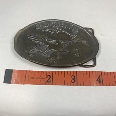 Roadrunner Bird Southwestern Belt Buckle Copper Tone Ceder Ridge Run B&H Buckles