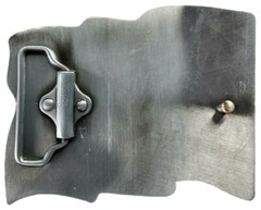 Waving Canadian Flag Belt Buckle