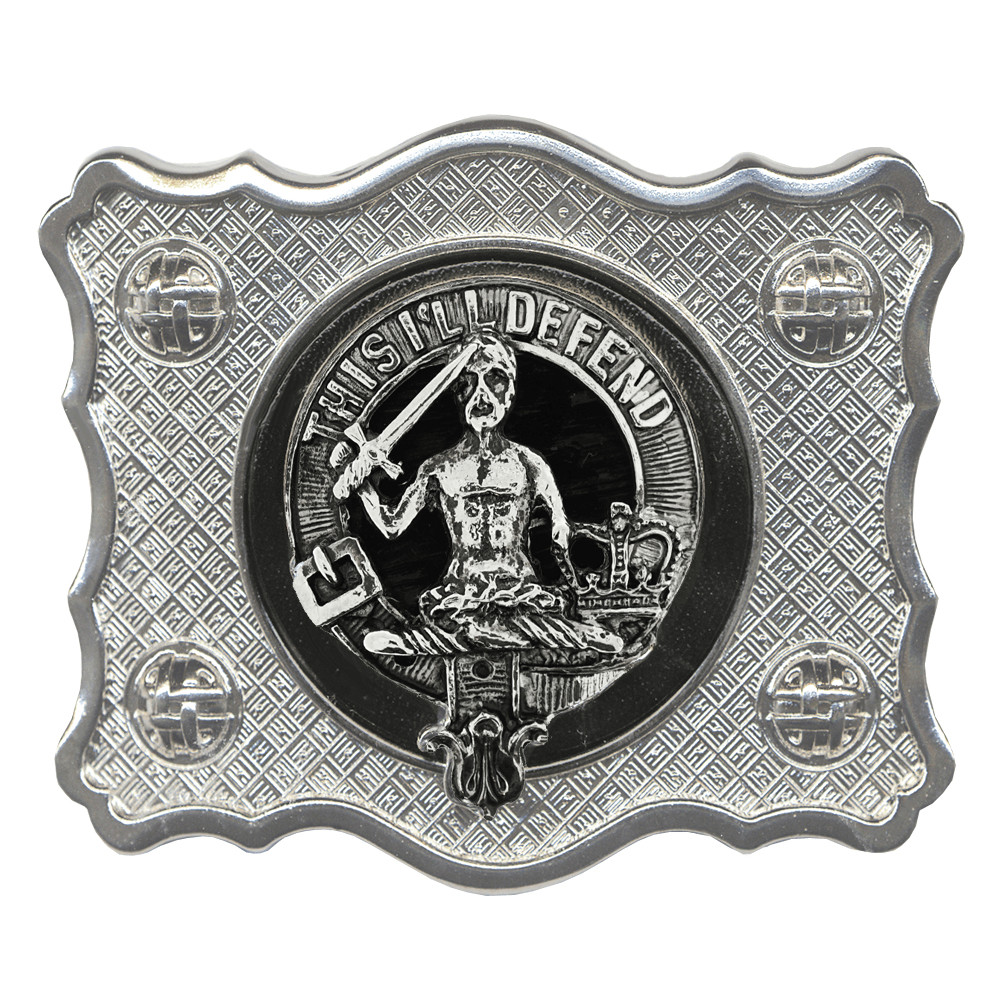 Art Pewter MacFarlane Clan Crest Belt Buckle Buckle-C57 Scottish