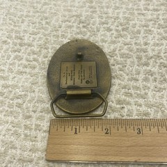 Vintage Union 76 King Of The Road Truckstop Club Lion Belt Buckle Brass