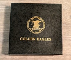 VTG NRA National Rifle Association GOLDEN EAGLES Belt Buckle Made in USA In Box