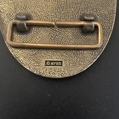 Antique Car Belt Buckle Avon Vintage Model T Brass Look Automobile Vehicle