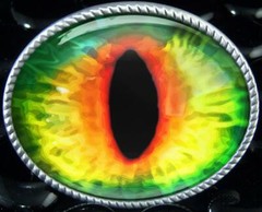 Cosplay Eyeball Belt Buckle – Taxidermy Halloween Handmade Buckle -34-E
