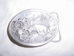 1983 Elk Belt Buckle-Siskiyou Buckle Co. Williams, Oregon