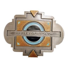 Vintage 1996 Harley-Davidson Black Sun BKL S.W. Belt Buckle NIB Made in USA