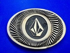 VOLCOM Apparel Company Diamond Logo 90&rsquo;s Metal Cast Original Promo Belt Buckle