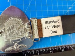 BAD B.A.D. Motor Company 1948 Belt Buckle Dragon Crest Shield Belt Buckle