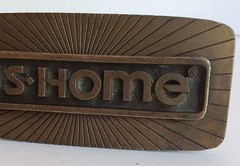 Vintage 1970&rsquo;s or 1980&rsquo;s U. S. Home Brass Belt Buckle