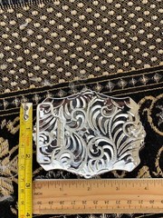 Western Buckle Gold Black Silver Guns 2nd Amend Cowboy 2 »Buckle Hebilla Vaquero
