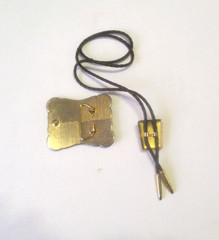 Tigers Eye Belt Buckle Belt Buckle and Bolo Tie Set. Nice