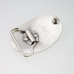 Vintage Croc Belt Buckle Antique Silver – Classic & Expressive Retro Design