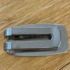 Anson Train Money Clip Holder « Young America 1834 » Steam Engine Silver Tone