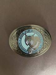 2016 FUR RONDEZVOUS LYNX BELT BUCKLE ANCHORAGE ALASKA