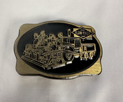 Vintage Dynabuckle Blaw Knox Paver Brass Belt Buckle Industrial USA Made #1151