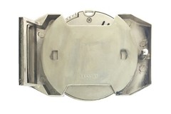 Removable Lighter & Belt Buckle Combo Azteca Calander Silver Metal New Western