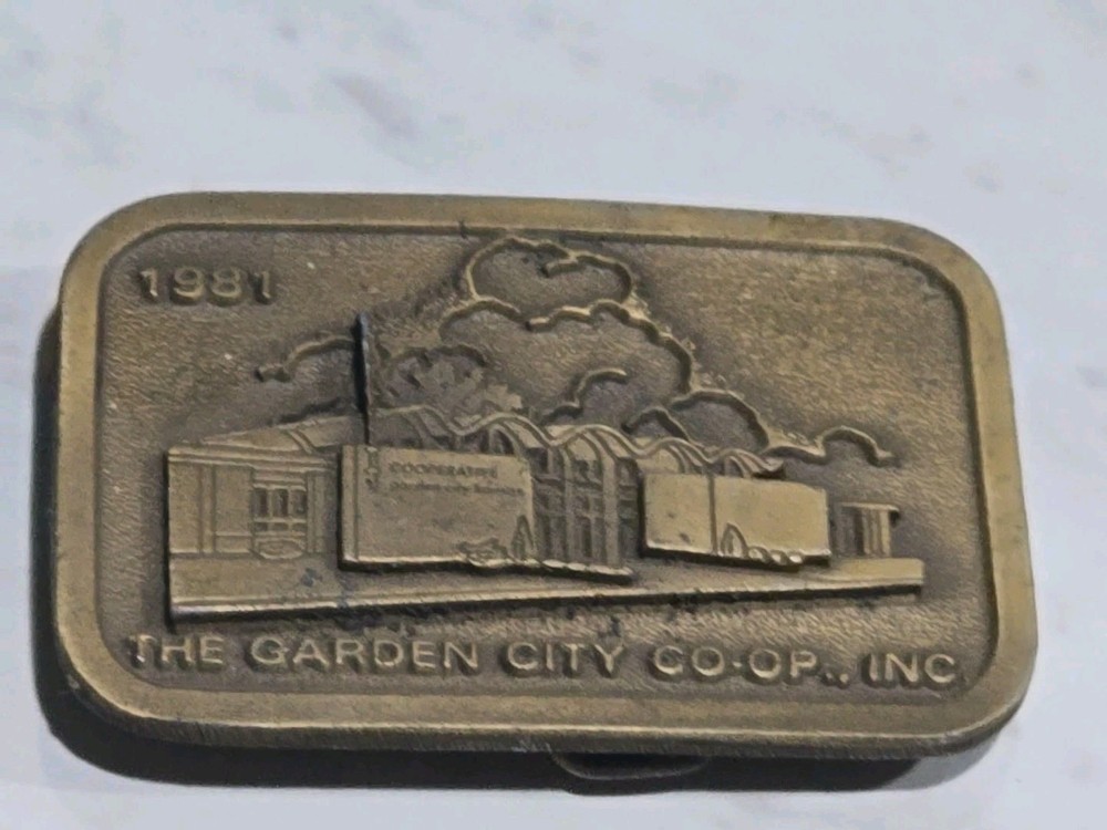 1981 Garden City Co oP Buckle. Made In The USA