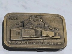 1981 Garden City Co oP Buckle. Made In The USA