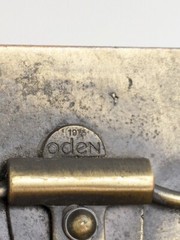 Vintage CB Citizens Band Radio Trucker Belt Buckle Brass 1975 Oden Metal
