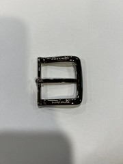 Solid Brass Polished Nickel Belt Buckle Made in Italy Fits 1.57&Prime; Belt Strap