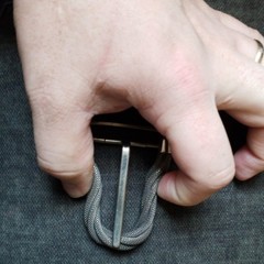 Vintage cool twisted round silver chain Belt Buckle women&rsquo;s or men&rsquo;s