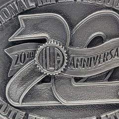 Vtg Belt Buckle Gun NRA ILA 20th Anniversary 3d Lion Shape Chape & Prong NEW