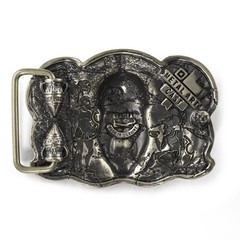 Spartan warrior german silver belt buckle, Military Ancient Greece, King Leonid