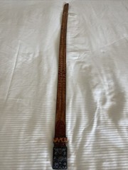 Martin Digman American Alligator Skin Belt, Tan Size 34