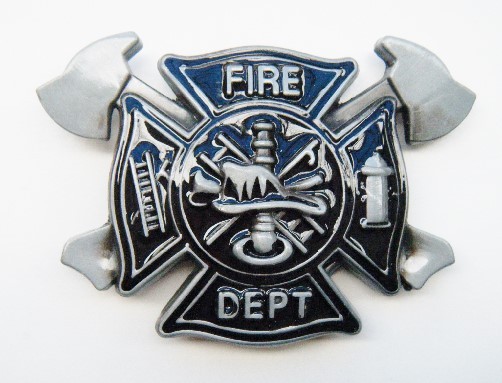 Fire Dept. Fireman Firemen FD Crest Heroes Belt Buckle Buckles