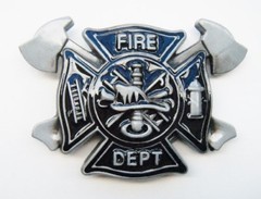 Fire Dept. Fireman Firemen FD Crest Heroes Belt Buckle Buckles