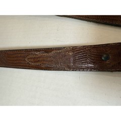 Belt 3-D DDD Belt 42 Brown Embossed Leather Tooled Western Cowhide Silver Buckle