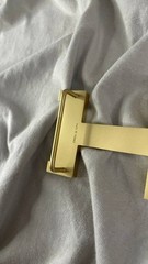 H 38-40mm 1.5` Belt Buckle Gold Tone H Replacement Buckle