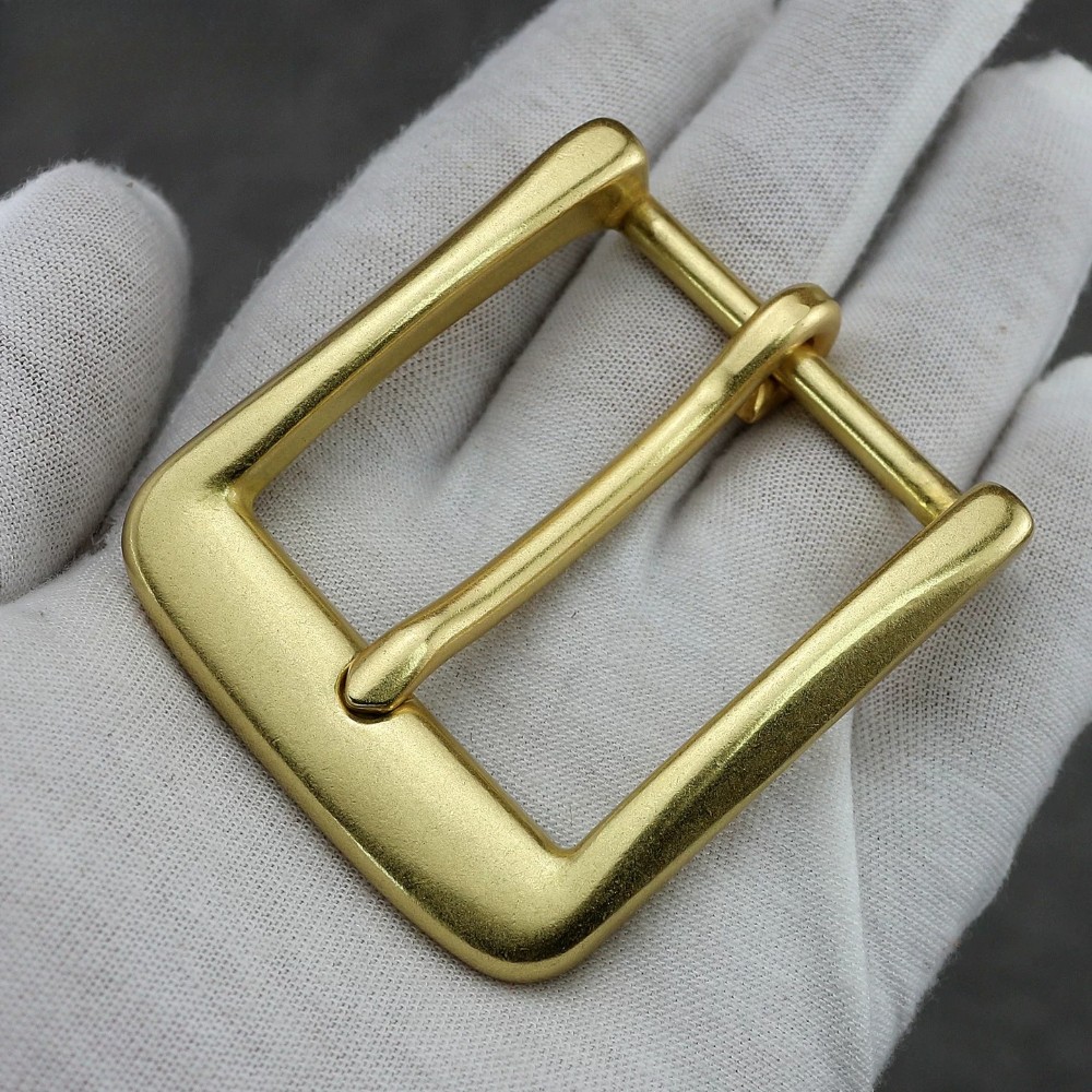 Yellow Brass Belt Buckle 1 Ring Replacement Belt Clip 3.8cm