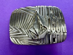 Volcom Skateboard Surfer Board Sports Apparel Advertising Promo 90s Belt Buckle