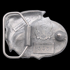 Trout Fisherman Belt Buckle