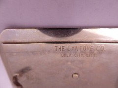 Lyntone Dancing Couple Belt Buckle Nickle Plated Western American Retro 3&Prime; X 2&Prime;