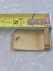 Most Improved Gold Tone Metal Belt Buckle ABC American Bowling Congress 1968-69