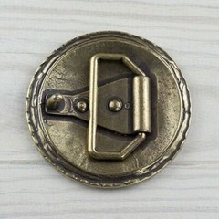 Circle round belt buckle brass buckle belt removable clasp gs5557