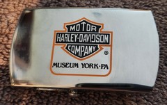 Harley Davidson by Zippo Belt Buckle Museum York Pa Men’s Weave Belt