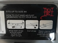 Ed Hardy Canvas Belt Fits Up To Size 44 2 reversible webbings+1 Buckle