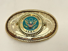 U.S. Army 3 piece set, belt buckle, bolo and money clip