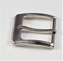New 1 1/2&Prime; (38mm) buckle(#T7) high quality pin style brushed nickel color USA