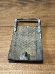 Vintage Levi Strauss & Co. Original Rivited Rectangular Belt Buckle