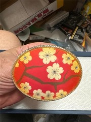 Vintage Flower Belt Buckle Made In Spain AS IS See Description