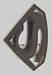 Superman Belt Buckle DC Comics Original Superhero Cosplay Costume Burgundy Metal