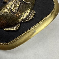 Vintage Large Mouth Bass Belt Buckle Made in USA 2.75” x 2.25” Good Weight Clean