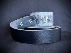 “Dead Planets” Industrial Cosmic Wearable Art Belt Buckle – Darren McNeese