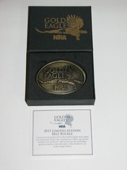 2013 NRA Golden Eagles Limited Edition Belt Buckle