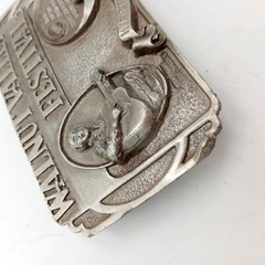 Bluegrass Guitar Belt Buckle Music Festival Dan Crary 1986 Walnut Valley